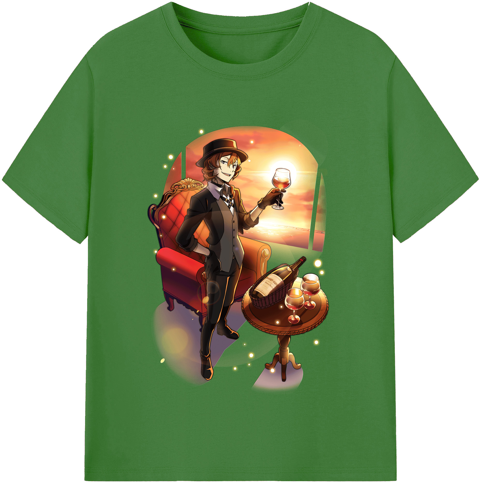 （画像用） 文豪ストレイドッグス Bungo Stray Dogs レディースカジュアルプリントTシャツ（綿100％）